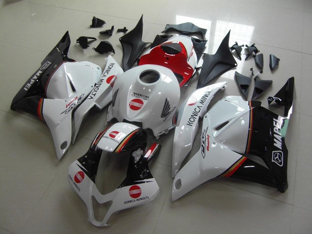 Red Konica 2009-2012 Honda CBR600RR Motorcycle Fairings Red Konica 2009-2012 Honda CBR600RR Motorcycle Fairings