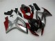 Red Silver 2006-2007 Suzuki GSXR 600/750 Motorcycle Fairings