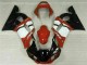 Red White 1998-2002 Yamaha YZF R6 Motorcycle Fairings