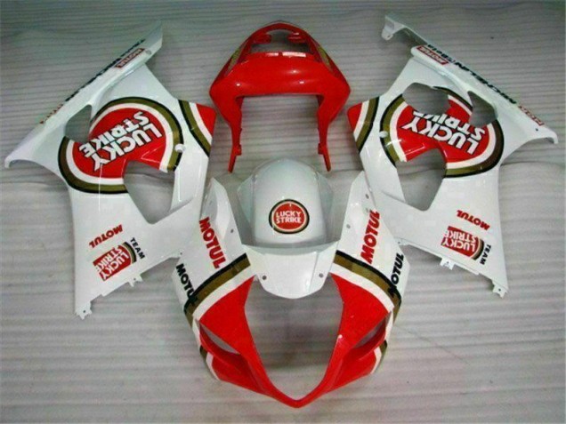 Red White 2003-2004 Suzuki GSXR 1000 Motorcycle Bodywork Red White 2003-2004 Suzuki GSXR 1000 Motorcycle Bodywork