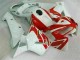 Red White 2005-2006 Honda CBR600RR Motorcycle Fairings