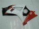 Red White 2007-2008 Suzuki GSXR 1000 Motorcycle Fairing