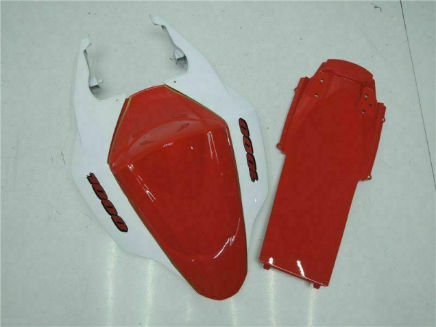 Red White 2007-2008 Suzuki GSXR 1000 Motorcycle Fairing