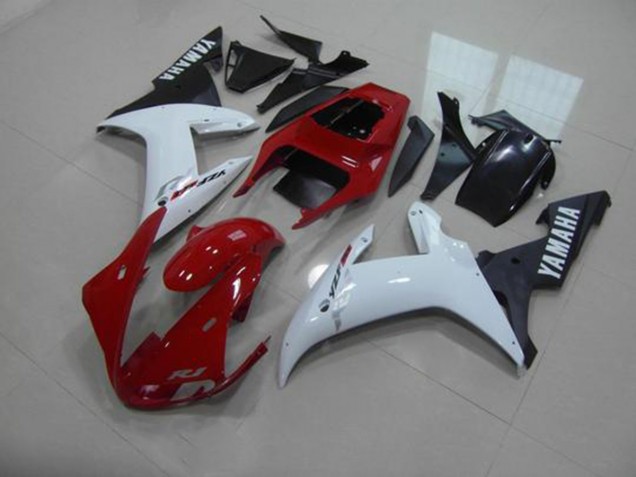 Red White Black 2002-2003 Yamaha YZF R1 Motorcycle Fairings Red White Black 2002-2003 Yamaha YZF R1 Motorcycle Fairings