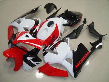 Red White Black 2005-2006 Honda CBR600RR Motorcycle Fairings