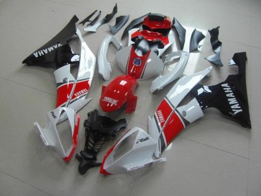Red White Black 2008-2016 Yamaha YZF R6 Motorcycle Fairings