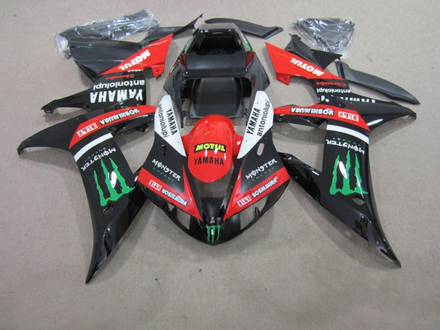 Red White Black Motul 2004-2006 Yamaha YZF R1 Motorcycle Fairings