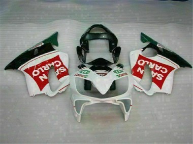 Red White Black San Carlo 2001-2003 Honda CBR600 F4i Motorcycle Fairings