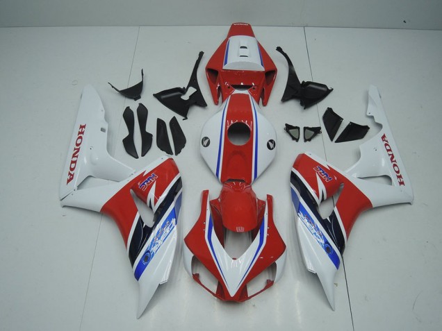 Red White Blue HRC 2006-2007 Honda CBR1000RR Motorcycle Fairings Red White Blue HRC 2006-2007 Honda CBR1000RR Motorcycle Fairings