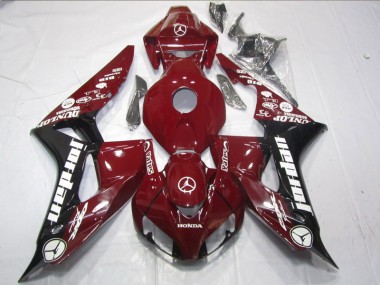 Red Yates 2006-2007 Honda CBR1000RR Motorcycle Fairings