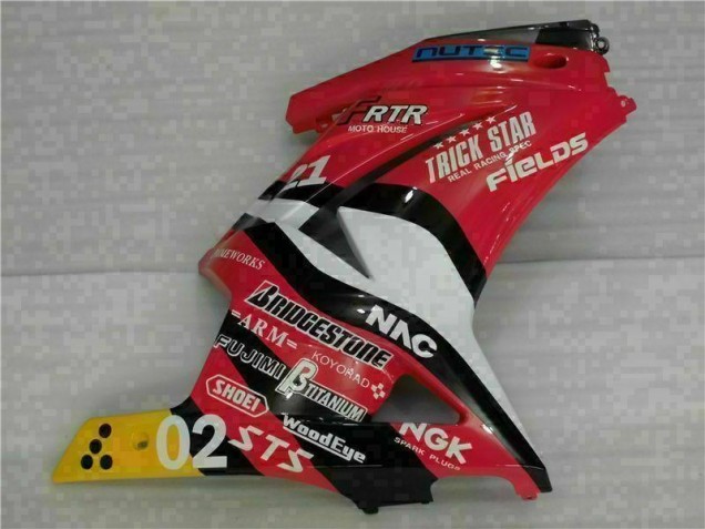 Red Yellow 2008-2012 Kawasaki EX250 Motorcycle Fairings Red Yellow 2008-2012 Kawasaki EX250 Motorcycle Fairings