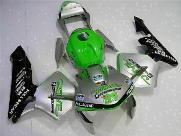 Silver 2003-2004 Honda CBR600RR Motorcycle Fairings