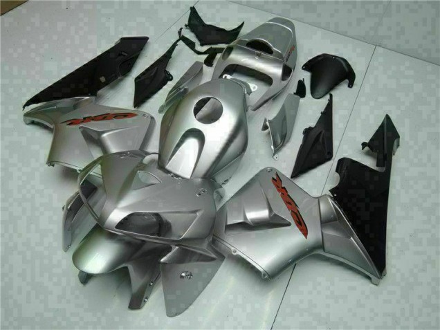 Silver 2005-2006 Honda CBR600RR Motorcycle Fairings