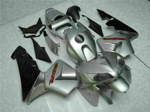 Silver 2005-2006 Honda CBR600RR Motorcycle Fairings