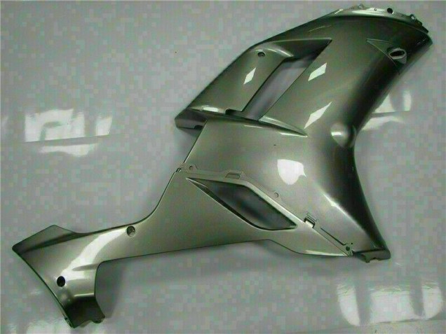 Silver 2007-2008 Kawasaki ZX6R Motorcycle Fairings