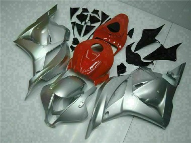 Silver 2009-2012 Honda CBR600RR Motorcycle Fairings