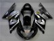 Silver Black 2000-2002 Suzuki GSXR 1000 Motorcycle Fairings