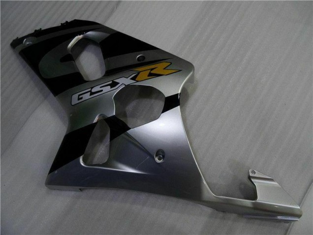 Silver Black 2000-2002 Suzuki GSXR 1000 Motorcycle Fairings