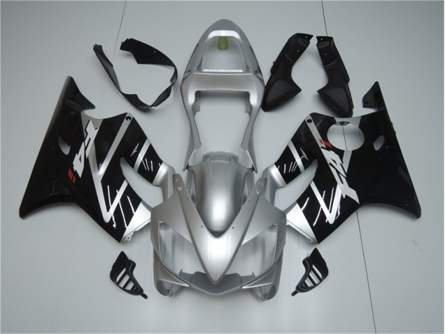 Silver Black 2001-2003 Honda CBR600 F4i Motorcycle Fairings