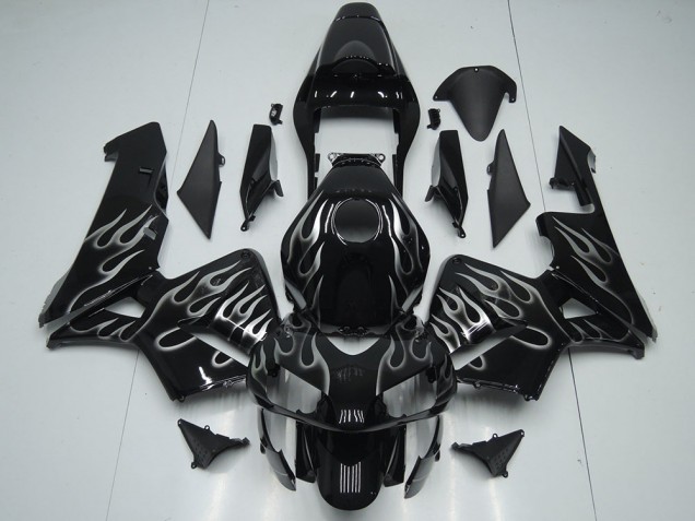 Silver Flame 2005-2006 Honda CBR600RR Motorcycle Fairings