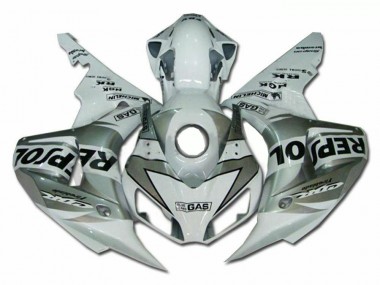 Silver Repsol 2004-2005 Honda CBR1000RR Motorcycle Fairing