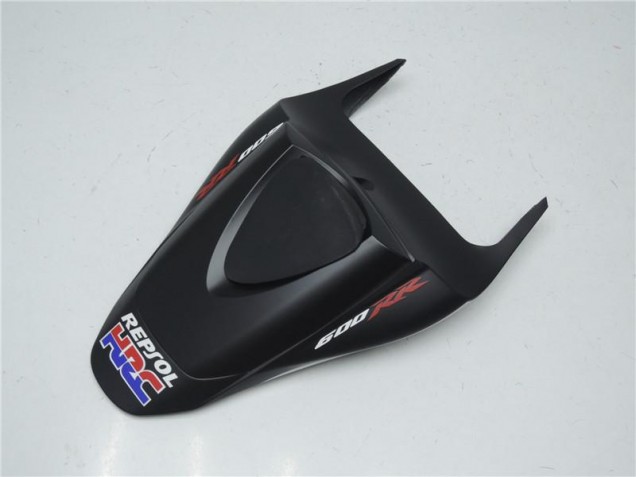 Silver Repsol Black 2007-2008 Honda CBR600RR Motorcycle Fairings