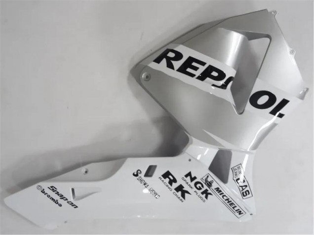 Silver White Black Repsol 2003-2004 Honda CBR600RR Motorcycle Fairings