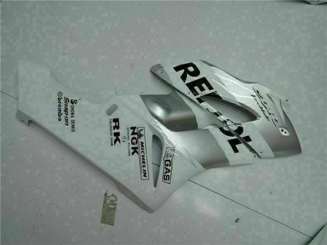 Silver White Repsol 2004-2005 Honda CBR1000RR Motorcycle Fairing