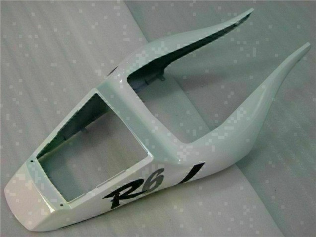 White 1998-2002 Yamaha YZF R6 Motorcycle Fairings