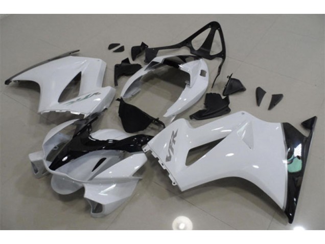 White 2002-2013 Honda VFR800 Motorcycle Fairing