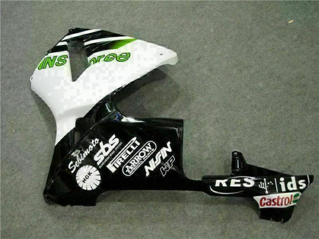 White 2003-2004 Honda CBR600RR ABS Motorcycle Fairing White 2003-2004 Honda CBR600RR ABS Motorcycle Fairing