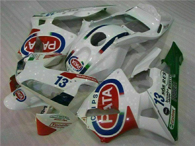 White 2003-2004 Honda CBR600RR Motorcycle Fairing