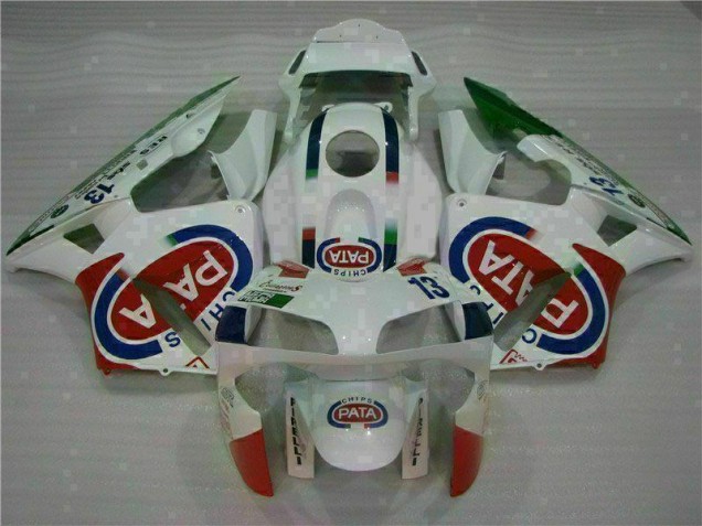 White 2003-2004 Honda CBR600RR Motorcycle Fairing