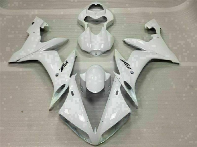 White 2004-2006 Yamaha YZF R1 Motorcycle Fairings White 2004-2006 Yamaha YZF R1 Motorcycle Fairings