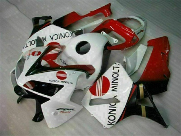 White 2005-2006 Honda CBR600RR ABS Motorcycle Fairings
