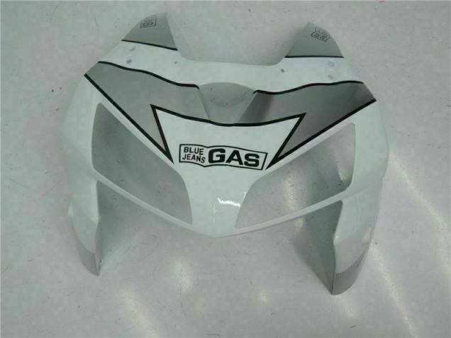 White 2005-2006 Honda CBR600RR Aftermarket Motorcycle Fairing White 2005-2006 Honda CBR600RR Aftermarket Motorcycle Fairing
