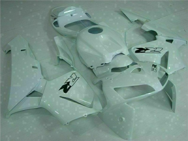 White 2005-2006 Honda CBR600RR Motorcycle Fairing