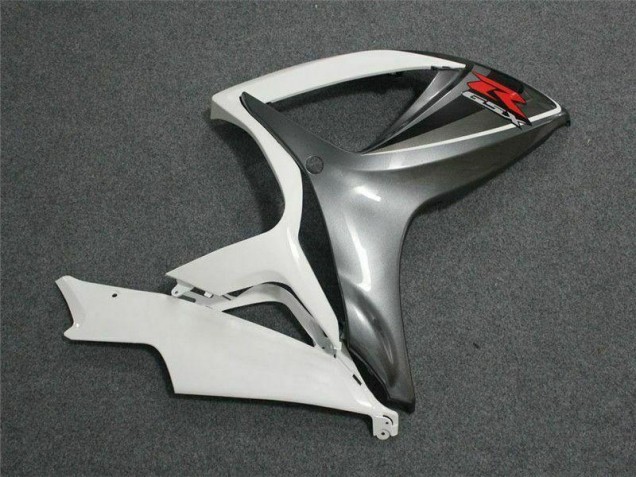White 2006-2007 Suzuki GSXR 600/750 Motorcycle Fairings White 2006-2007 Suzuki GSXR 600/750 Motorcycle Fairings