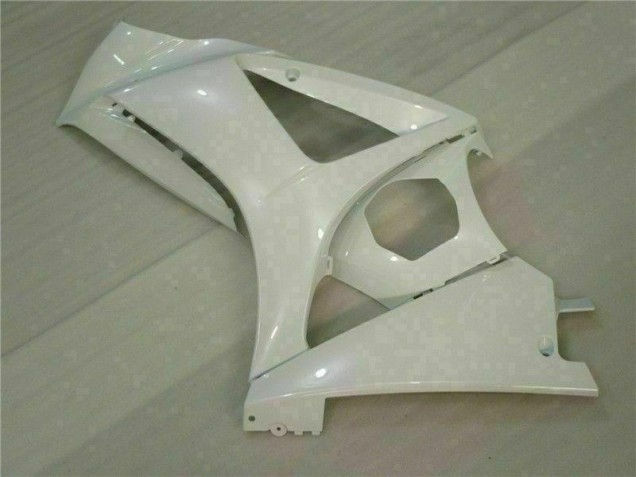 White 2007-2008 Suzuki GSXR 1000 Motorcycle Fairings White 2007-2008 Suzuki GSXR 1000 Motorcycle Fairings