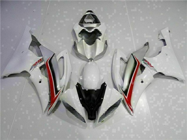 White 2008-2016 Yamaha YZF R6 Motorcycle Fairing