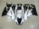 White 2009-2012 Kawasaki ZX6R Motorcycle Fairings
