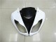 White 2009-2012 Kawasaki ZX6R Motorcycle Fairings