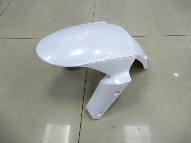 White 2009-2012 Kawasaki ZX6R Motorcycle Fairings