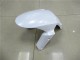 White 2009-2012 Kawasaki ZX6R Motorcycle Fairings