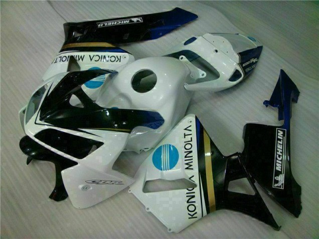 White Black 2005-2006 Honda CBR600RR Motorcycle Fairings