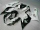 White Black 2005-2006 Suzuki GSXR 1000 Motorcycle Bodywork