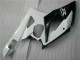 White Black 2005-2006 Suzuki GSXR 1000 Motorcycle Bodywork