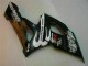 White Black 2005-2006 Suzuki GSXR 1000 Motorcycle Fairings