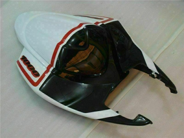 White Black 2005-2006 Suzuki GSXR 1000 Motorcycle Fairings