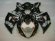 White Black 2005-2006 Suzuki GSXR 1000 Motorcycle Fairings